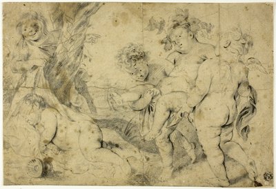 Nuori Bacchus ja seuralaiset tekijältä Anthony van Dyck