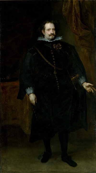 Diego Felipe de Guzman, Marqués de Regganes. tekijältä Anthony van Dyck