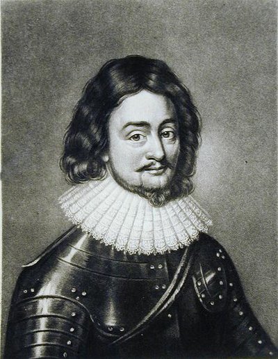 Frederick V (1596-1632) Böömin kuningas, Reinin vaaliruhtinas Palatine, kuvitus teoksesta Muotokuvat Brittiläisen historian maineikkaista hahmoista, kaiverrus Robert Dunkarton (1744-n.1817) (mezzotint) tekijältä Anthony van after Dyck