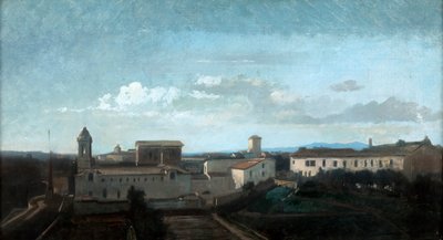 La Trinite des Montsin kirkko, Rooma, 1800-luku tekijältä Antoine Auguste Ernest Hebert