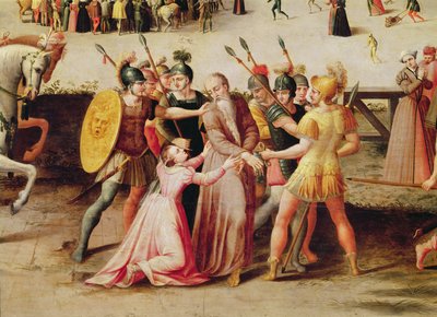 Sir Thomas Moren pidätys vuonna 1535 (yksityiskohta 40437) tekijältä Antoine Caron