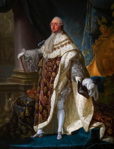 Ludvig XVI kruunausasussa tekijältä Antoine François Callet