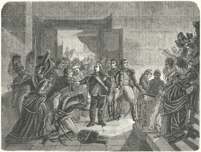 Ludvig XVIII poistui Tuileries
