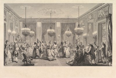 Le Bal Paré, 1774. tekijältä Antoine Jean Duclos