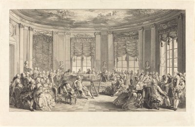 Konsertti tekijältä Antoine Jean Duclos after Augustin de Saint Aubin