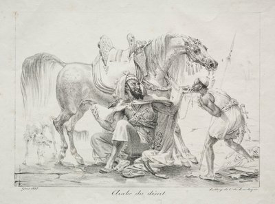 Aavikon arabi, 1817. tekijältä Antoine Jean Gros