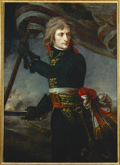 Le General Bonaparte a Arcole (öljy kankaalle) tekijältä Antoine Jean Gros