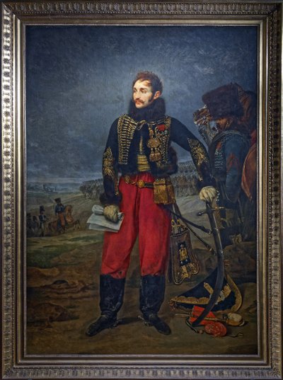 Kenraali Antoine Charles Louis de Lasallen muotokuva Stettinin varuskunnan antautumisesta, 1808 tekijältä Antoine Jean Gros