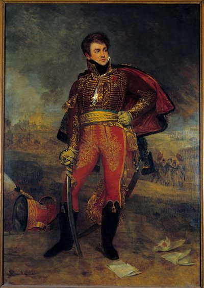 Kenraali kreivi Francois Fournier Sarlovezen (1773-1827) muotokuva Antoine Jean Grosin (1771-1835) maalaus tekijältä Antoine Jean Gros