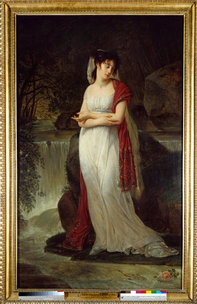 Postuumi muotokuva Christine Boyerista (1776-1800) Lucien Bonaparten ensimmäinen nainen Antoine Jean Grosin (1771-1835) maalaus 1800-luvun su. 2,14x1,34 m. tekijältä Antoine Jean Gros