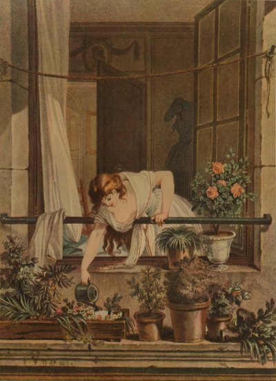 "La Jardiniere", Puutarhanhoito, 1790-luku, 1913 tekijältä Antoine Le Picard de Phelippeaux