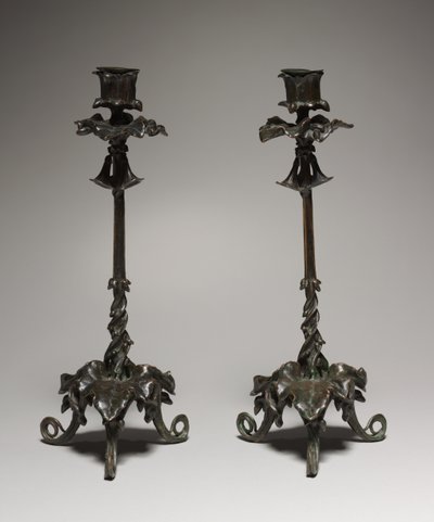 Kynttilänjalka, 1800-luku tekijältä Antoine Louis Barye