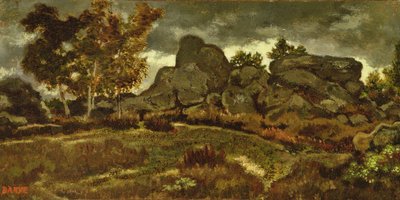 Metsä Fontainebleaussa tekijältä Antoine Louis Barye