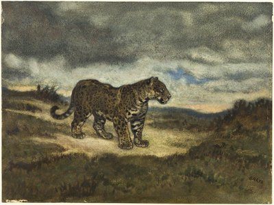 Jaguaari seisoo tekijältä Antoine Louis Barye