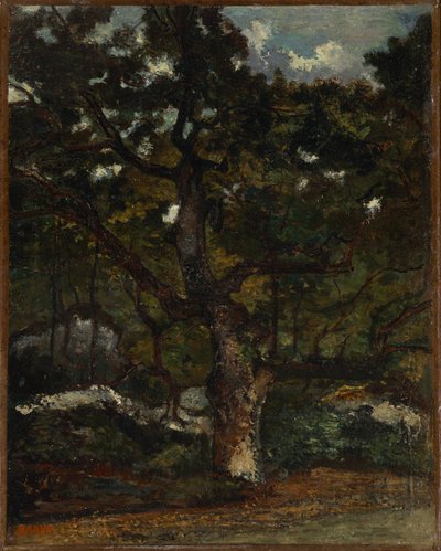 Tontti Fontainebleaun metsässä tekijältä Antoine Louis Barye