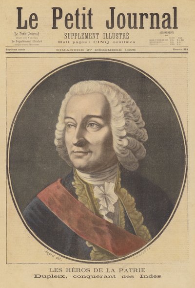 Joseph Francois Dupleix, Ranskan Intian kenraalikuvernööri tekijältä Antoine Louis Francois after Sergent Marceau