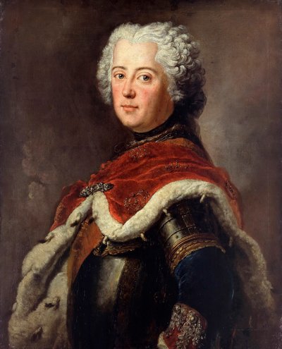 Muotokuva Fredrik II:sta Preussista (Frederik II Preussista, dit le Grand tekijältä Antoine Pesne