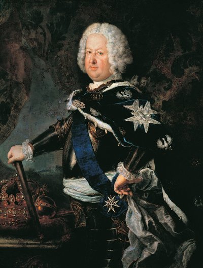 Stanislaw I Leszczynskin muotokuva (Lviv tekijältä Antoine Pesne