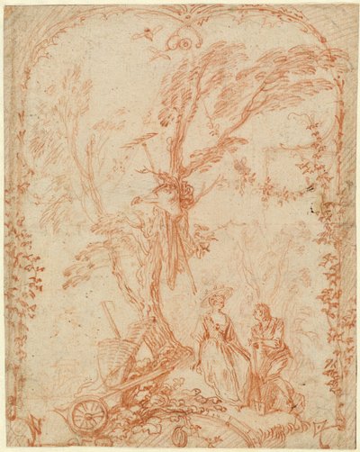El jardiner galant finlandès tekijältä Antoine Watteau