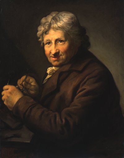 Saksalainen: Daniel Nikolaus Chodowiecki (1726-1801). Um 1800/ 1801 Daniel Nikolaus Chodowiecki. tekijältä Anton Graff