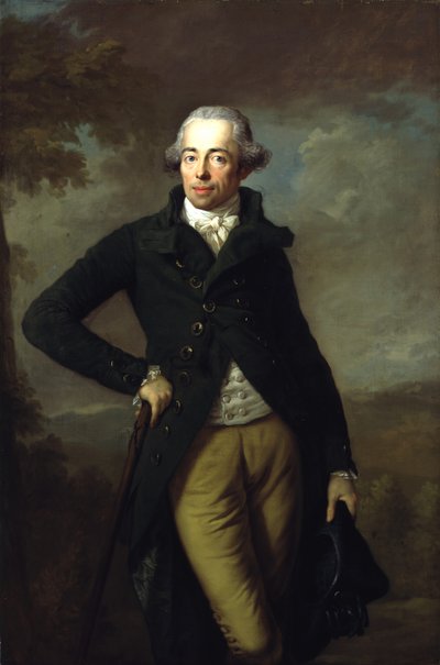 Henrik XIV Reussin vanhempi linja (1749-1799) tekijältä Anton Graff