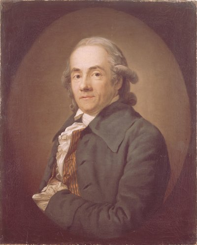 Christian Friedrich Vossin muotokuva 1724-1795 tekijältä Anton Graff