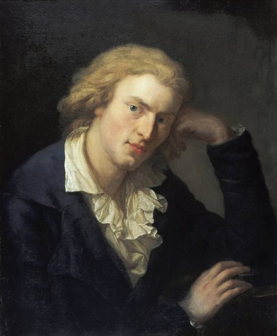Friedrich von Schillerin muotokuva 1759-1805 tekijältä Anton Graff