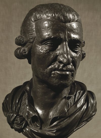Joseph Haydn. Valettu lyijy rintakuva ... tekijältä Anton Grassi