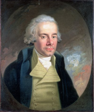 William Wilberforcen (1759-1833) muotokuva tekijältä Anton Hickel