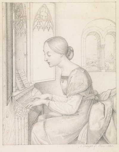 Pyhä Cecilia tekijältä Anton Josef Dräger