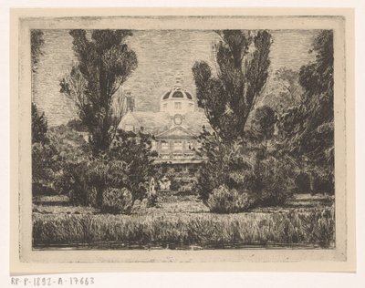 Huis ten Bosch Palacen takaosa Haagissa tekijältä Anton L. Koster