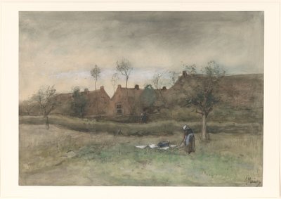 Bleekveld tekijältä Anton Mauve