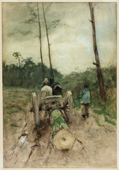 Metsänhoitajan kärry tekijältä Anton Mauve