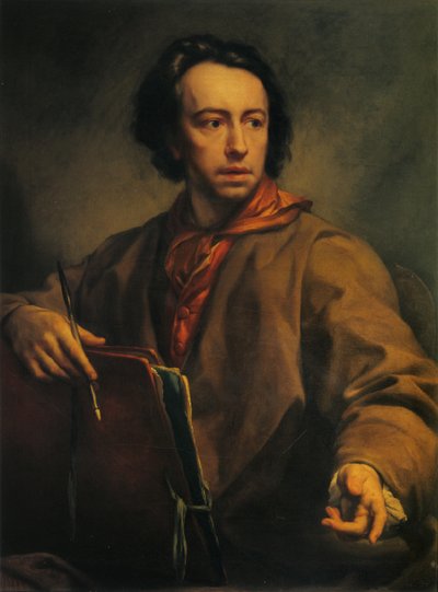 Italialainen:  Autoritratto Omakuva tekijältä Anton Raphael Mengs
