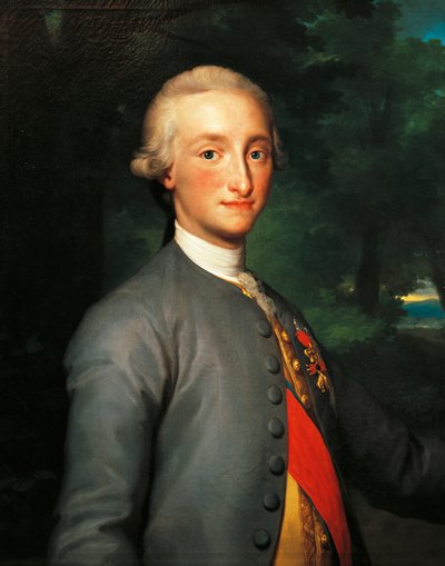 Muotokuva Charles IV Bourbonista, Asturian ruhtinas ja Espanjan kuningas, Anton Raphael Mengs, maalaus tekijältä Anton Raphael Mengs