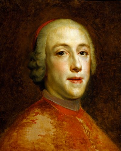 Henry Benedict Marie Clement Edward Stuartin muotokuva, kardinaali York, Anton Raphael Mengs, noin 1756 tekijältä Anton Raphael Mengs