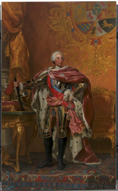 Espanjan kuninkaan Kaarle III:n muotokuva tekijältä Anton Raphael Mengs