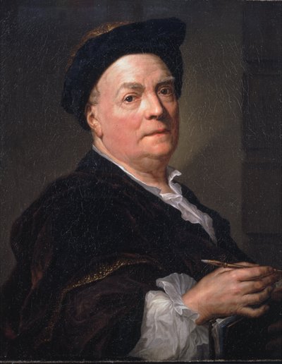 Retrato de Louis du Silvestre tekijältä Anton Raphael Mengs