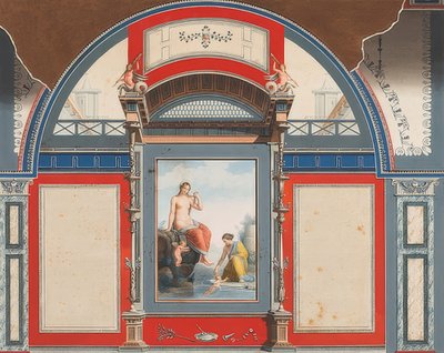 Roomalaisen talon seinämaalaus Villa Negronin alueella Roomassa, Venus ja nymfi eroteilla. 1778 tekijältä Anton Raphael Mengs