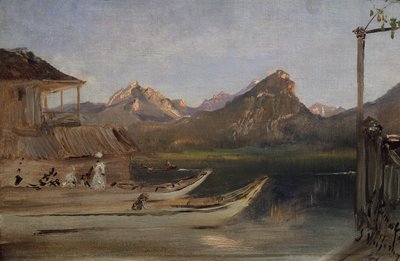 Wolfgangsee-kadulla tekijältä Anton Romako