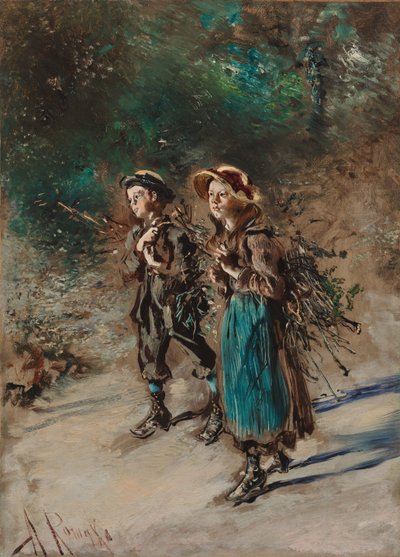 Lapset Brushwoodin kanssa tekijältä Anton Romako