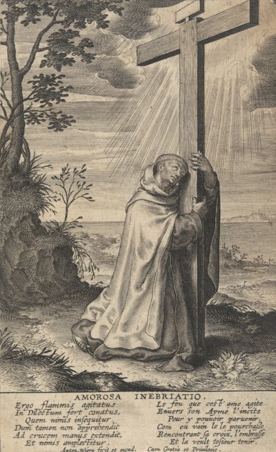 Amorosa Inebriatio teoksesta Risti Johanneksen elämä, 1622-24. tekijältä Anton Wierix