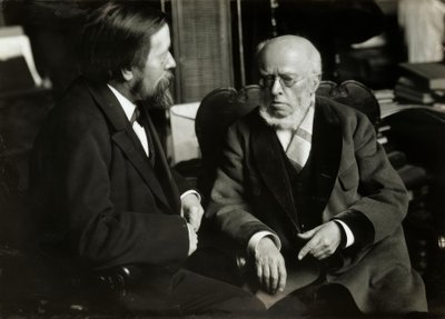 A. v. Menzel i. hänen asuntonsa m. A. v. Werner tekijältä Anton Alexander von Werner