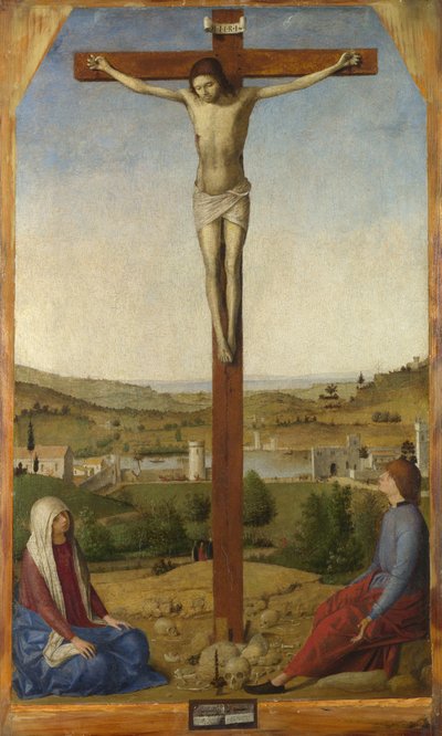 Kristus ristiinnaulittu, 1475 tekijältä Antonello da Messina