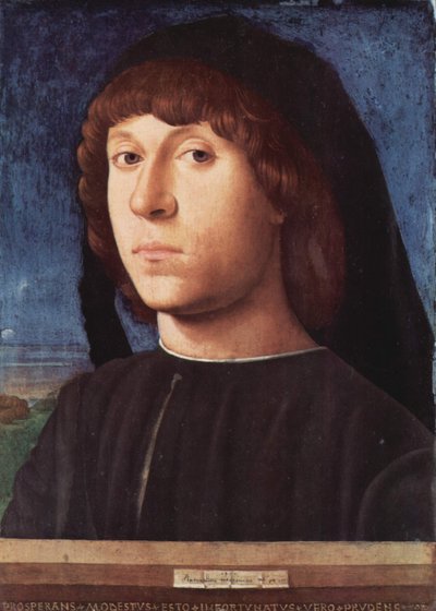 Nuoren miehen muotokuva tekijältä Antonello da Messina
