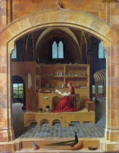 Pyhä Hieronymus työhuoneessaan tekijältä Antonello da Messina