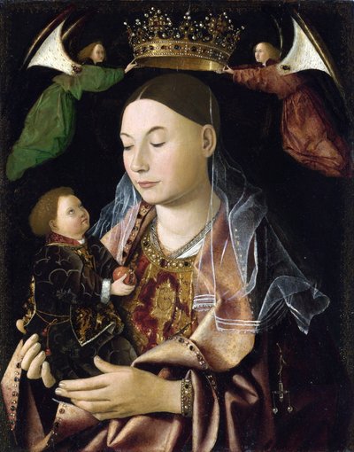 Neitsyt ja lapsi tekijältä Antonello da Messina