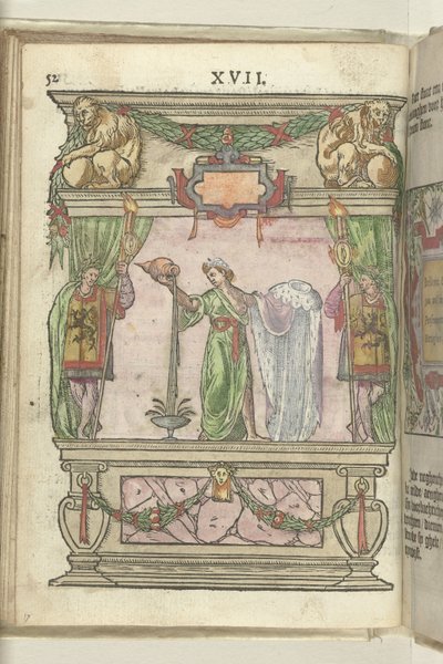 Teatteri Bellonan kanssa, 1578 tekijältä Antoni van Leest