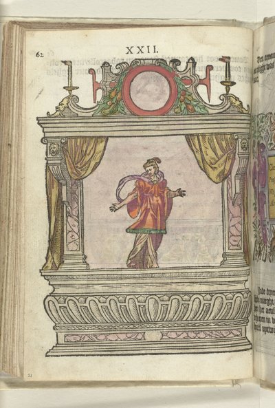 Lavastus lempeyden personifikaatiossa (Clementia), 1578 tekijältä Antoni van Leest
