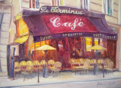 Cafe le Terminus, 2010 tekijältä Antonia Myatt